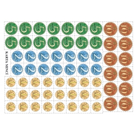 Karta mincí (Kč)