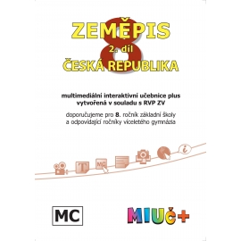 MIUč+ Zeměpis 8, 2. díl - Česká republika - školní multilicence na 5 školních roků